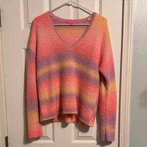 Lilly Pulitzer Multicolor V-Neck Sweater
